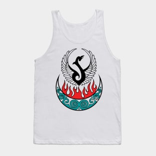 Pictish Crescent Rising Phoenix Tank Top